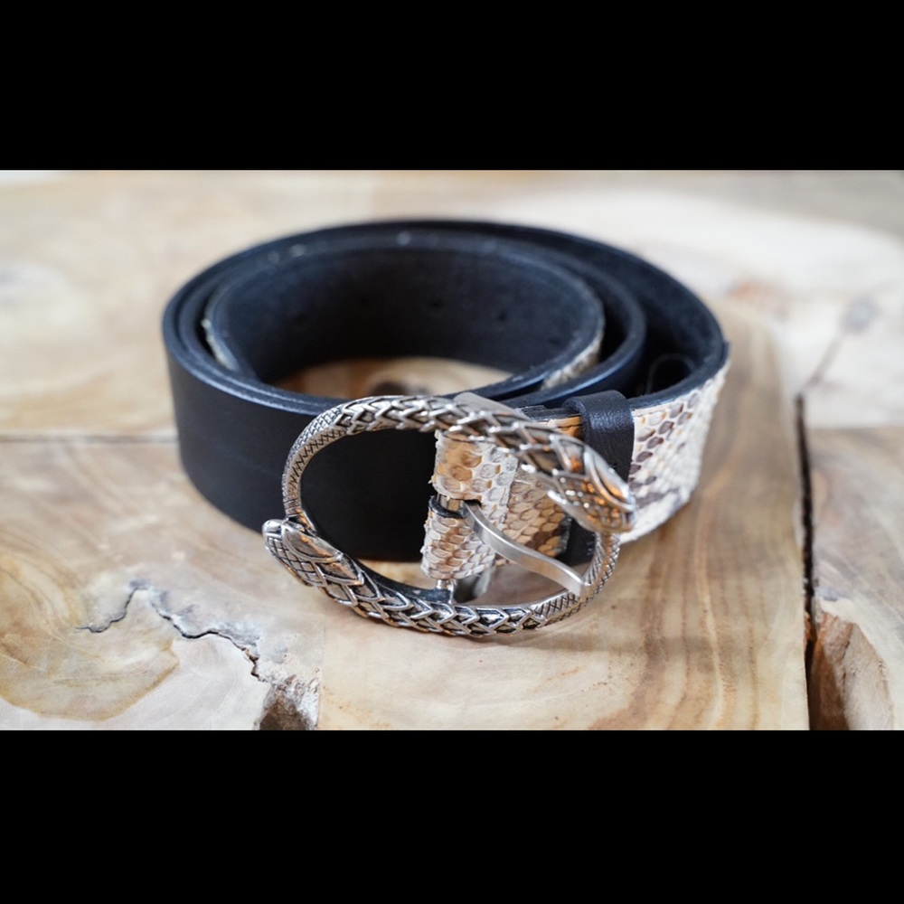 Roberto Cavalli Python belt